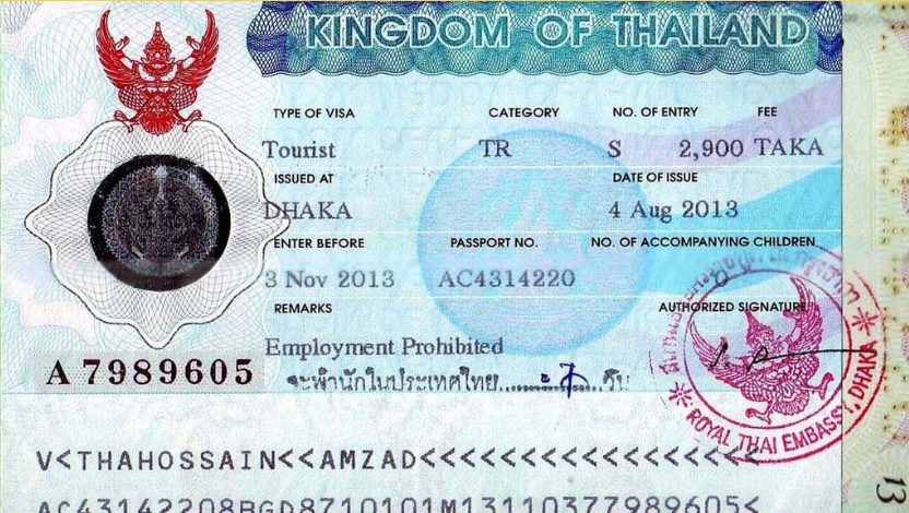 visado tailandia. visados empresas