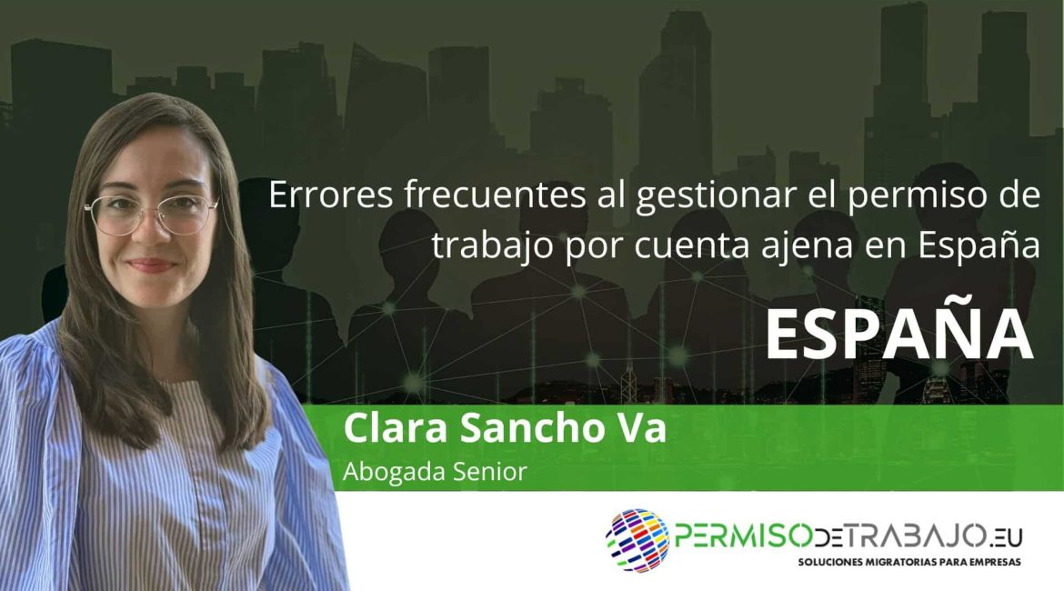 Errores permiso de trabajo por cuenta ajena