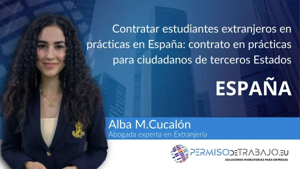 contratar estudiantes extranjeros en práctica en España