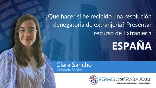 resolución denegatoria de extranjería