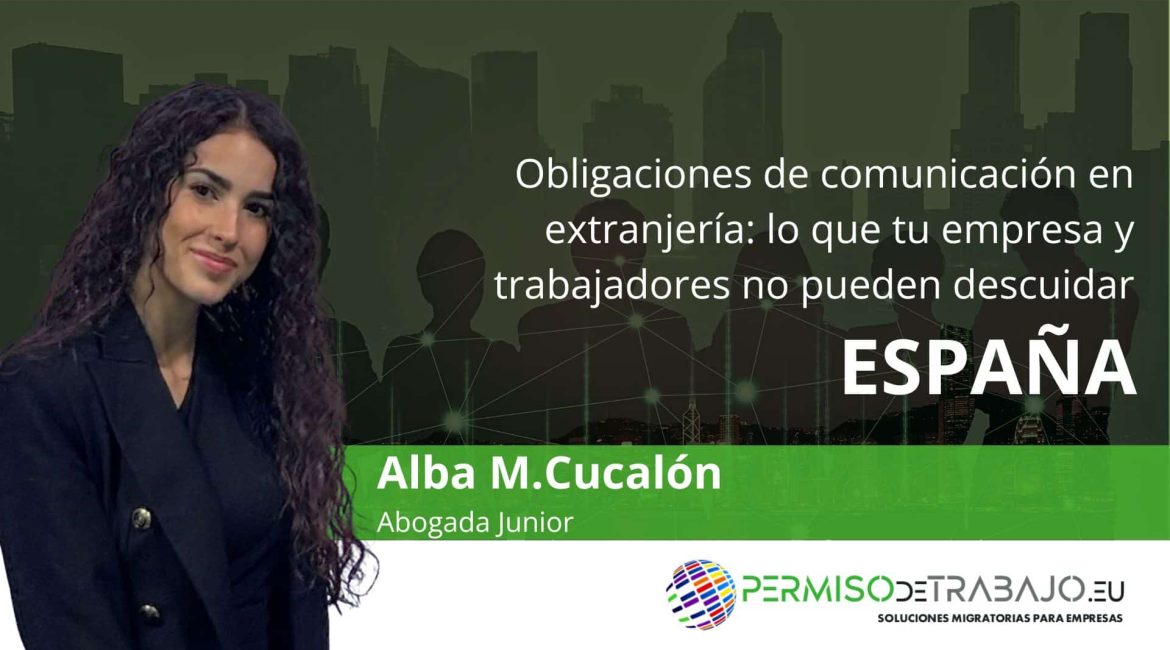 obligaciones de comunicación por parte de las empresas ante extranjería