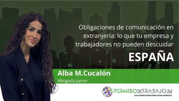 obligaciones de comunicación por parte de las empresas ante extranjería