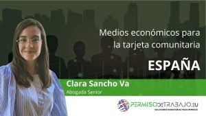 Medios económicos para la tarjeta comunitaria