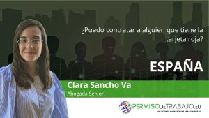 ¿Puedo contratar a alguien que tiene la tarjeta roja?