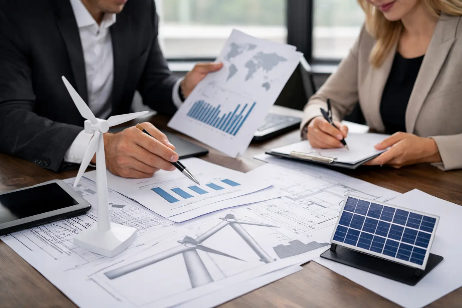 Planificación para incorporar talento extranjero en energías renovables