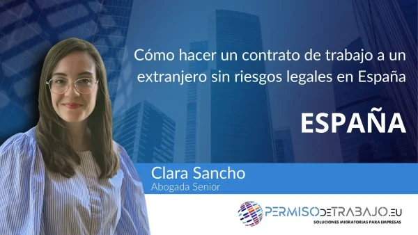 cómo hacer un contrato de trabajo a un extranjero